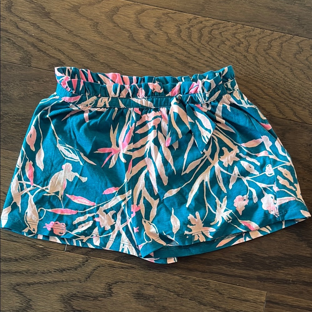 Lilly Pulitzer Teal and Pink Kids Shorts